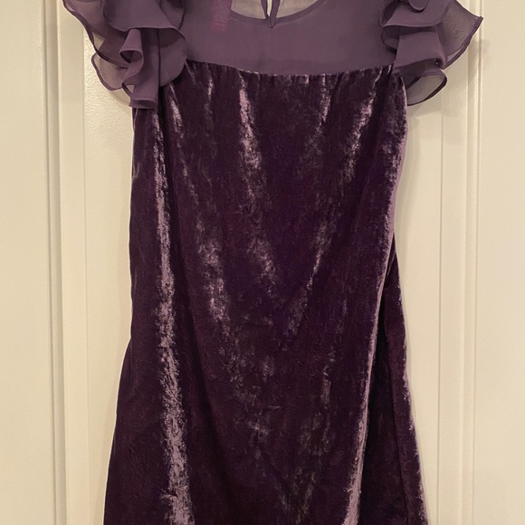 Epic Threads Dp Plum Girls Velvet Holiday Dress - Picture 6 of 6